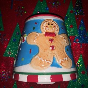 Gingerbread Man Candle Topper